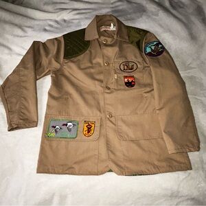 Vintage Saftbak Patched Mens M Duck Hunting Field Coat No Rips No Stains